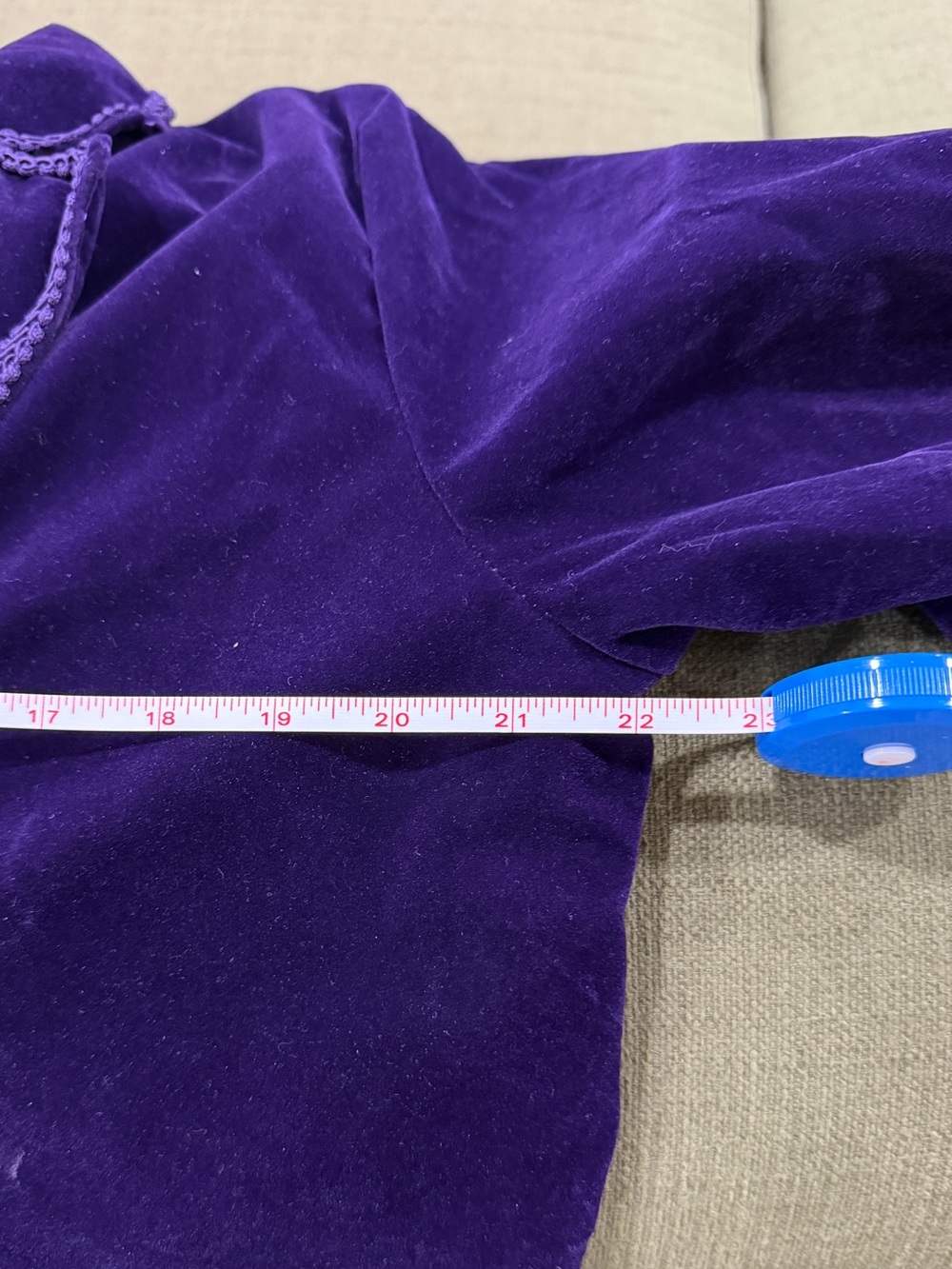 Willy Wonka Adult Costume Men's Purple Velvet Blazer Jacket - Luxe Evening Coat - Picture 14 of 16